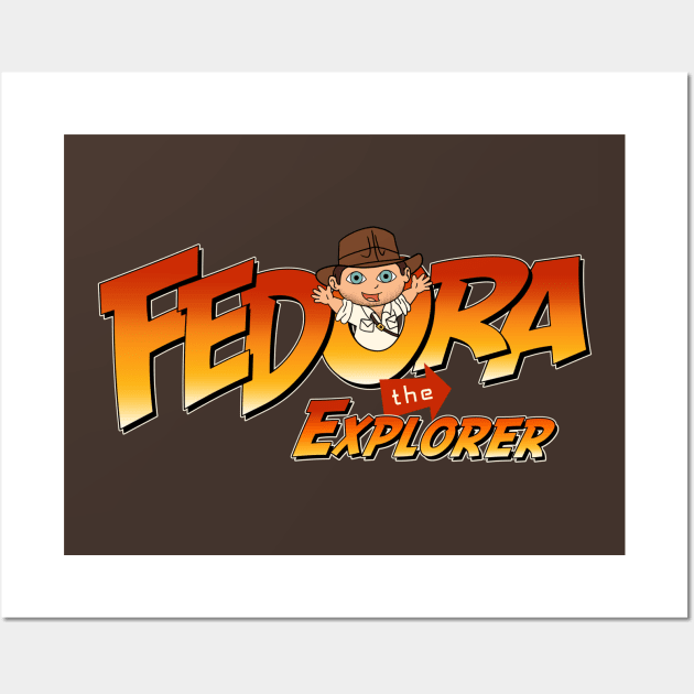 Fedora the Explorer Wall Art by haberdasher92